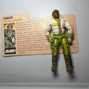 Vintage GI Joe 1989 Stalker v2 Tundra Ranger ARAH Action Figure Incomplete